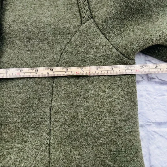 Geiger Tyrol Boiled Wool Jacket 46 / US 14 XL Olive Green Made in Austria - Picture 8 of 11